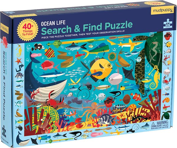 Search & Find Puzzle: Ocean Life