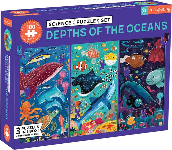 Science Puzzle Set: Depths of the Oceans