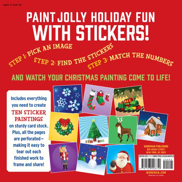 Paint by Sticker Kids: Christmas