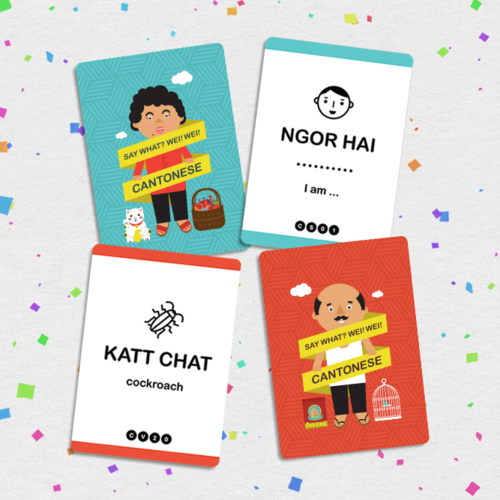 Say What? Learn Cantonese Card Game