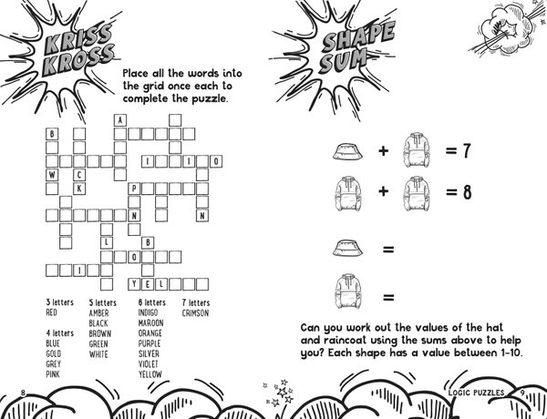 Solve It!: Logic Games for Big Thinkers - More Than 120 Fun Puzzles for Kids Aged 8 and Above