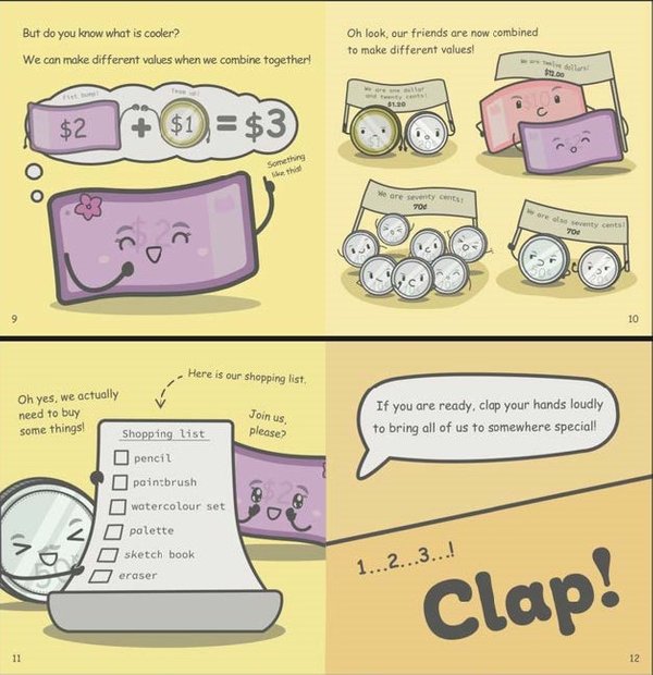 The Counting Adventures of Mister Coin and Miss Note