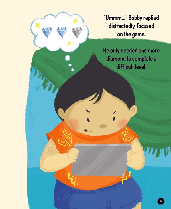 Hands Off the Tablet!: A Story About Screen Time Usage